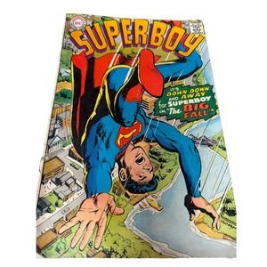 Vintage Superboy #143 DC National Comics December 1967 Silver Age The Big Fall
